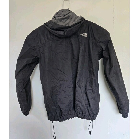 The North Face Jacket Mens M Gray Resolve HyVent Zip Lightweight Outdoor Rain - Picture 6 of 9